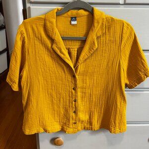 Yellow Old Navy Top - 100% Cotton